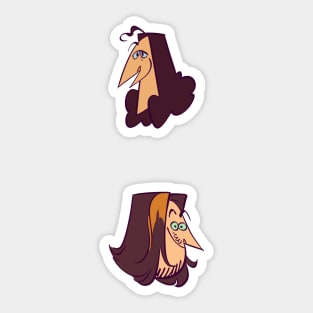 Game Grumpy heads Sticker